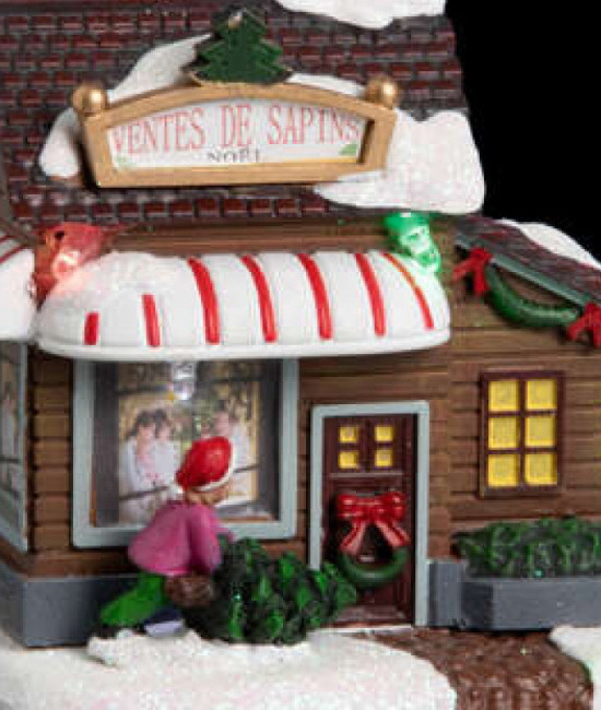 Christmas village home with led lights Christmas village home with led lights