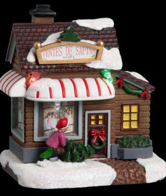 Christmas village home with led lights Christmas village home with led lights