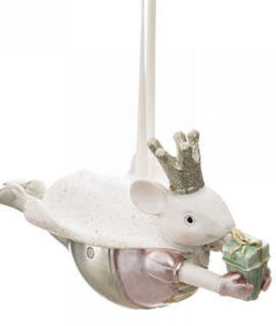 Χριστουγεννιάτικο διακοσμητικό flying mouse Χριστουγεννιάτικο διακοσμητικό flying mouse