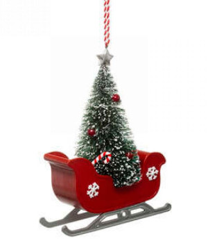 Christmas decoration sleigh