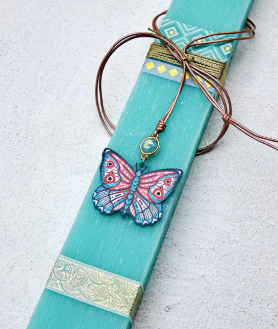 Λαμπάδα με γυναικείο κολιέ Λαμπάδα με γυναικείο κολιέ