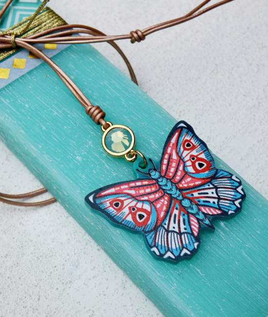 Λαμπάδα με γυναικείο κολιέ Λαμπάδα με γυναικείο κολιέ