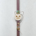 Easter Candle for women with earrings Bee Sweet