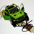 Easter candle with Jeep