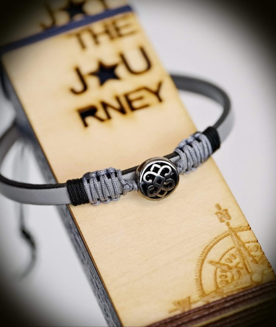 Easter candle for men with bracelet 