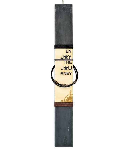 Easter candle for men with bracelet 