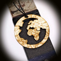 Easter candle for men Vintage Globe