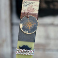 Easter candle for men Vintage Compass