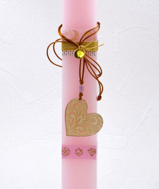 Λαμπάδα με γυναικείο κολιέ Λαμπάδα με γυναικείο κολιέ