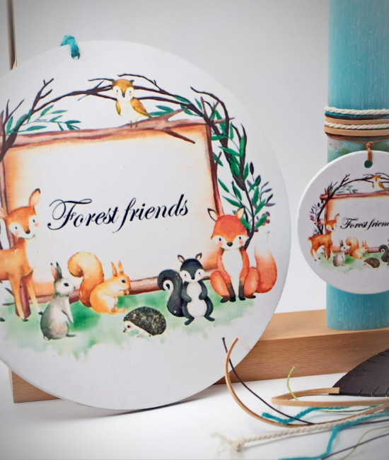 Σετ λαμπάδα Forest Friends