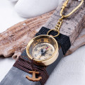 Easter Candle Nautical Compass Men's Keyring 