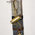 Easter Candle Μarine Τelescope Men's Keyring 