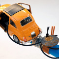 Easter Candle with Fiat 500 Car for Boys