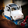 Λαμπάδα με Aυτοκίνητο Fiat 500 για Αγόρια