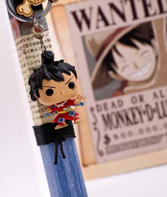 Λαμπάδα με μπρελόκ Luffy One Piece