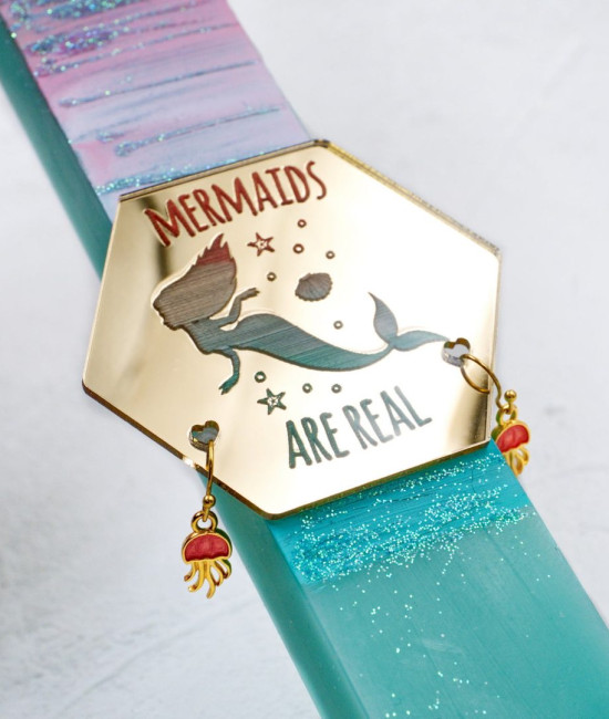 Λαμπάδα με Σκουλαρίκια Mέδουσα Λαμπάδα με Σκουλαρίκια Mέδουσα