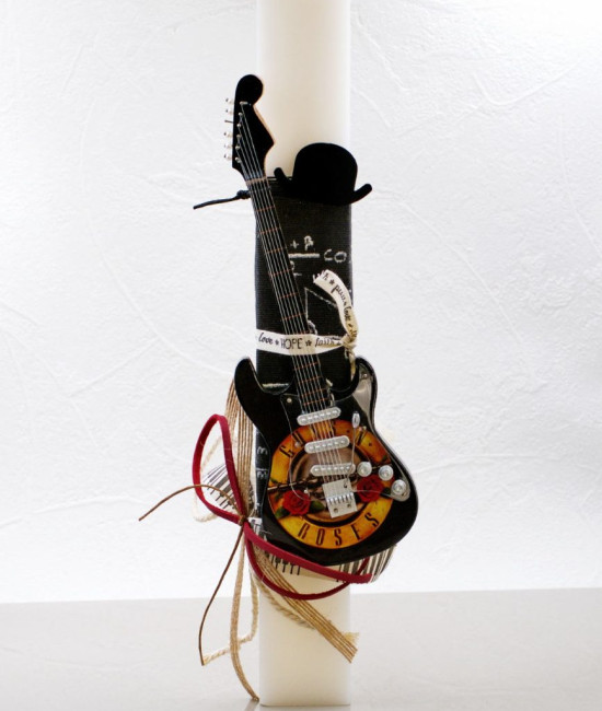 Λαμπάδα με Ηλεκτρική Κιθάρα Guns N' Roses Λαμπάδα με Ηλεκτρική Κιθάρα Guns N' Roses