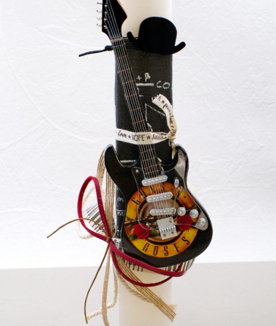 Λαμπάδα με Ηλεκτρική Κιθάρα Guns N' Roses Λαμπάδα με Ηλεκτρική Κιθάρα Guns N' Roses