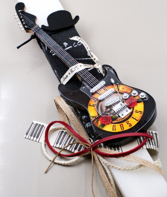 Λαμπάδα με Ηλεκτρική Κιθάρα Guns N' Roses Λαμπάδα με Ηλεκτρική Κιθάρα Guns N' Roses