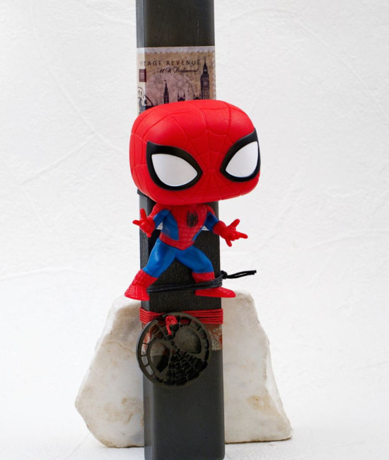 Λαμπάδα με φιγούρα Spiderman Λαμπάδα με φιγούρα Spiderman