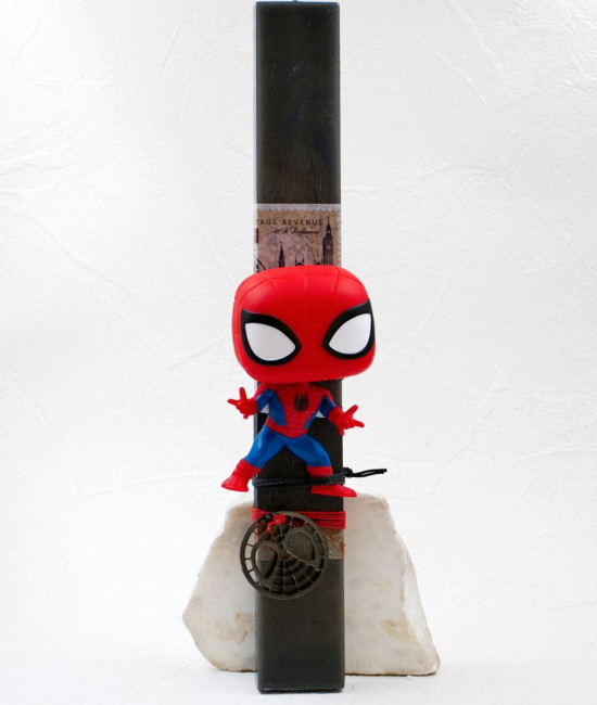 Λαμπάδα με φιγούρα Spiderman Λαμπάδα με φιγούρα Spiderman