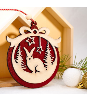 Χριστουγεννιάτικο Στολίδι Rabbit Bauble