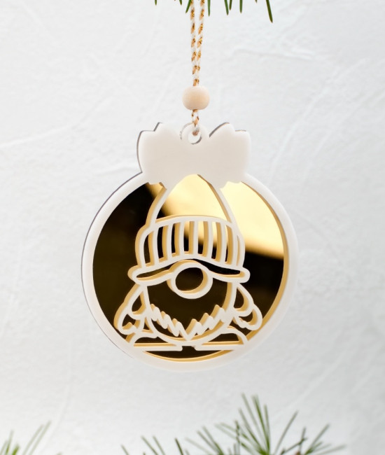 Στολίδι Golden Gnome Bauble