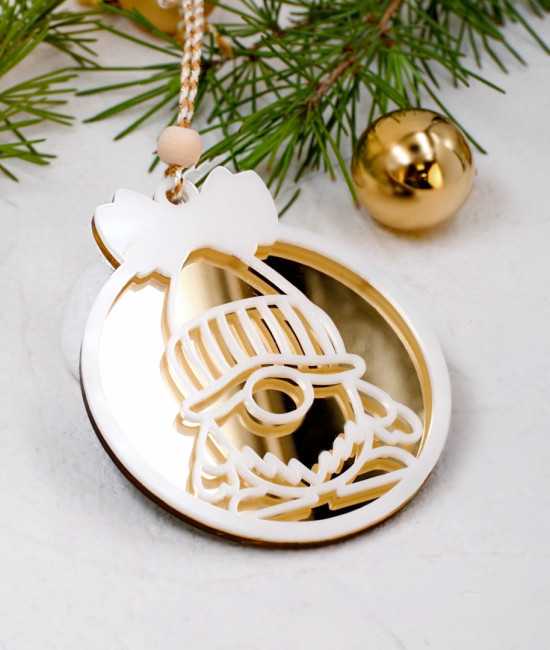 Στολίδι Golden Gnome Bauble