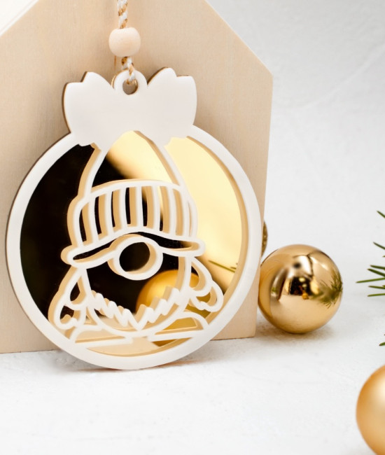 Στολίδι Golden Gnome Bauble