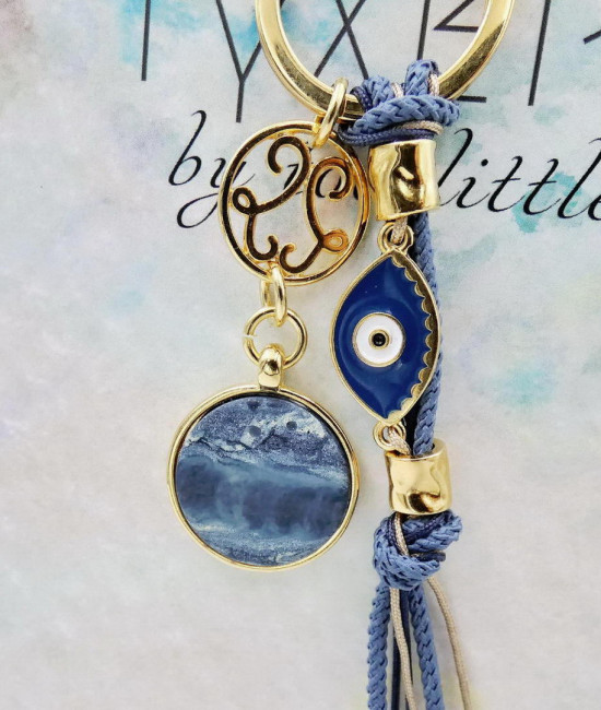 Μπρελόκ-γούρι Blue Evil Eye