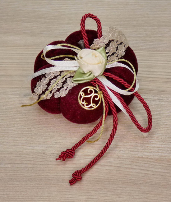 Mini Velvet Pumpkin Lucky Charm