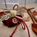 Mini Velvet Pumpkin Lucky Charm
