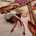 Mini Velvet Pumpkin Lucky Charm