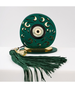 2026 Lucky Charm Evil Eye Plexiglass Green
