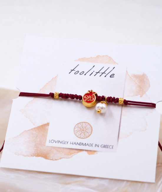 2025 Enamel Pomegranate Lucky Bracelet