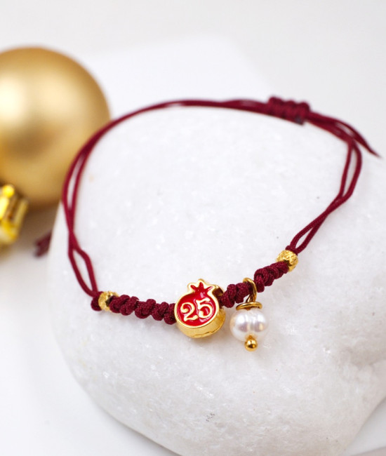 2025 Enamel Pomegranate Lucky Bracelet