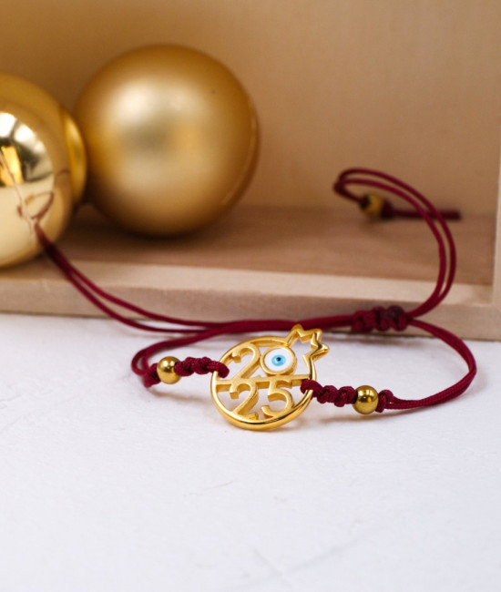 2025 Pomegranate Lucky Bracelet with Evil Eye 2025 Pomegranate Lucky Bracelet with Evil Eye
