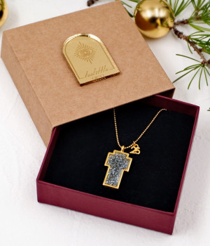 Glitter Cross Lucky Necklace 2025