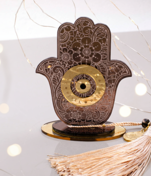 Επιτραπέζιο Γούρι 2026: Hamsa με Μάτι & Mandala Επιτραπέζιο Γούρι 2026: Hamsa με Μάτι & Mandala