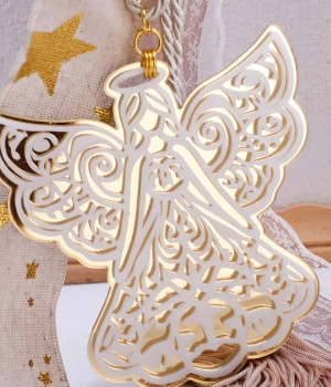 Κρεμαστό Γούρι 2026 – Άγγελος από Πλέξιγκλας Κρεμαστό Γούρι 2026 – Άγγελος από Πλέξιγκλας