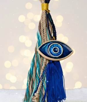 Κρεμαστό Γούρι με Κεραμικό Μάτι & Σμάλτο Κρεμαστό Γούρι με Κεραμικό Μάτι & Σμάλτο