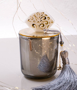 Scented 2026 Lucky Candle – With Lid & Evil Eye