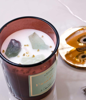 Scented 2026 Lucky Candle with Evil Eye – Handmade in Greece