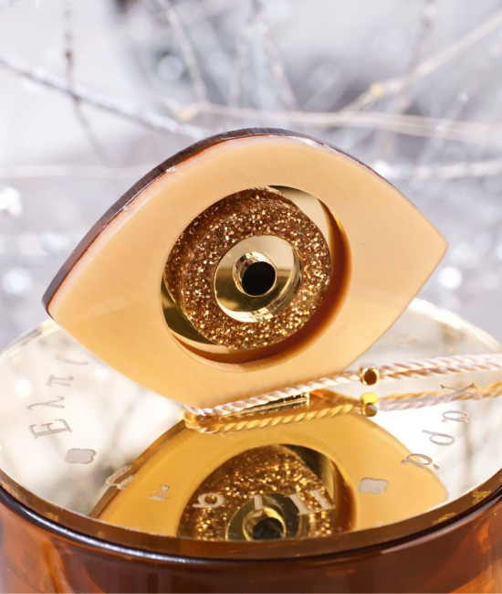 Scented 2026 Lucky Candle – With Lid & Evil Eye