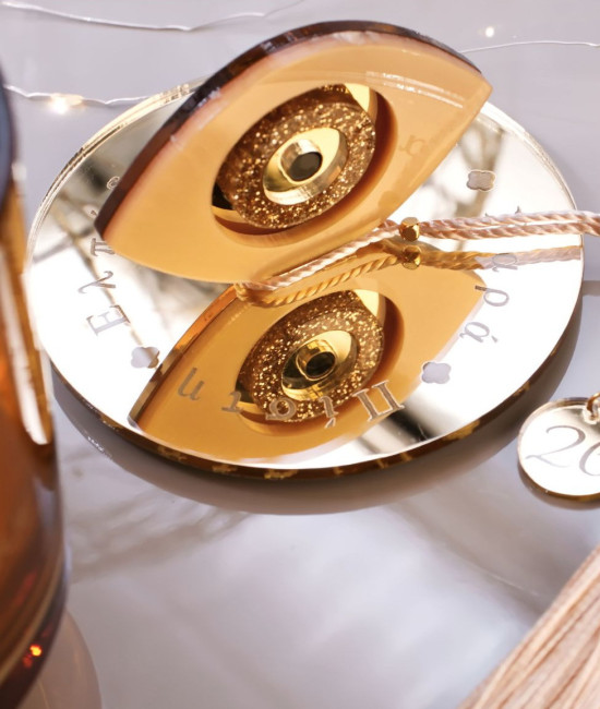 Scented 2026 Lucky Candle – With Lid & Evil Eye