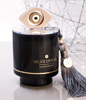 Scented 2026 Lucky Candle – With Lid & Evil Eye