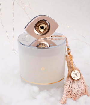 Scented 2026 Lucky Candle – With Lid & Evil Eye