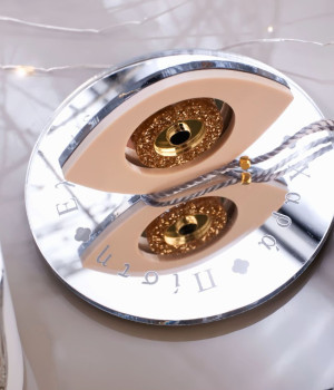 Scented 2026 Lucky Candle – With Lid & Evil Eye