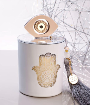 Scented 2026 Lucky Candle – With Lid & Evil Eye