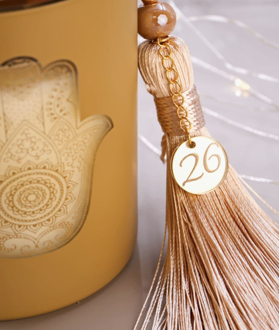 Scented 2026 Lucky Candle – With Lid & Evil Eye